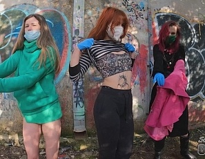 022423_beautiful_models_poppy_cheri_and_josie_fresh_on_vacation_graffiti_tagging_some_art_nude_outdoors