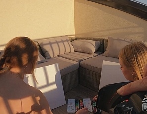 120525_gorgeous_models_mira_and_kristina_paiting_while_nude_outdoors_at_sunset